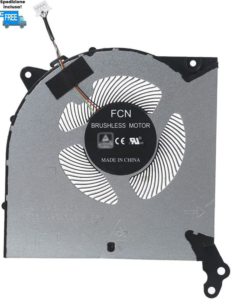 VENTOLA SINISTRA LENOVO LEGION R7000 Y7000 Y7000P Y550-15 2020 CPU FAN  5V
