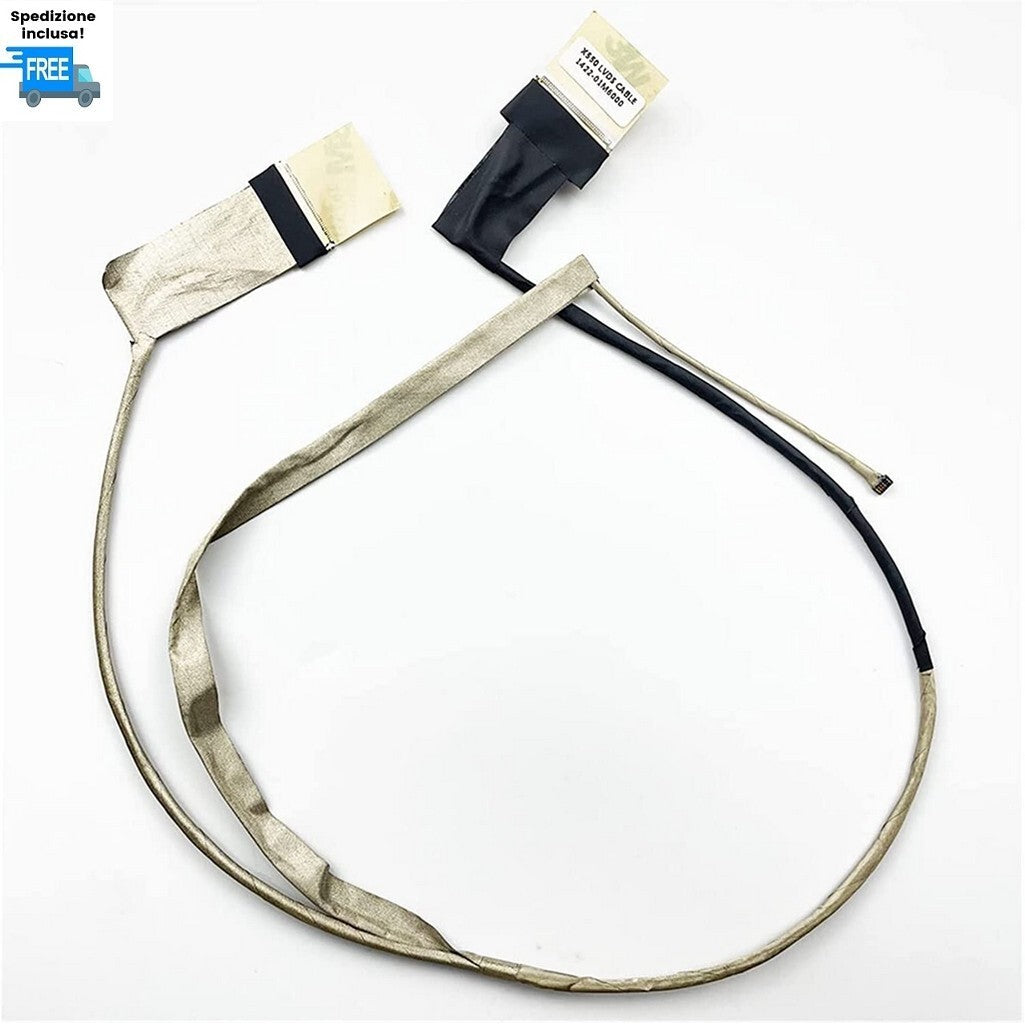 CAVO FLAT VGA ASUS  X550 X550VA X552 A550 X550L X550C LED 40 PIN 1422-01M6000