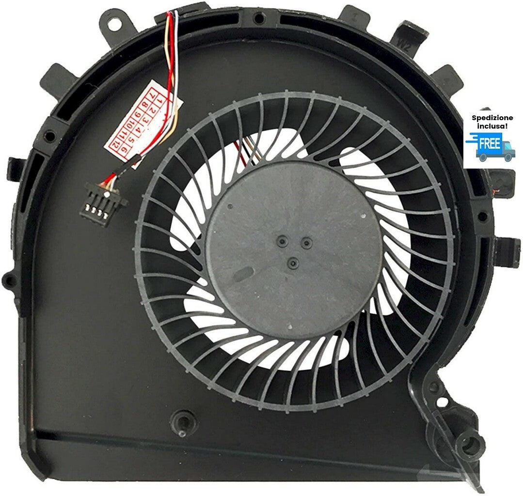 VENTOLA HP PAVILION GAMING 15-DK NUOVA GPU FAN COOLER 4 PIN VERSIONE 2