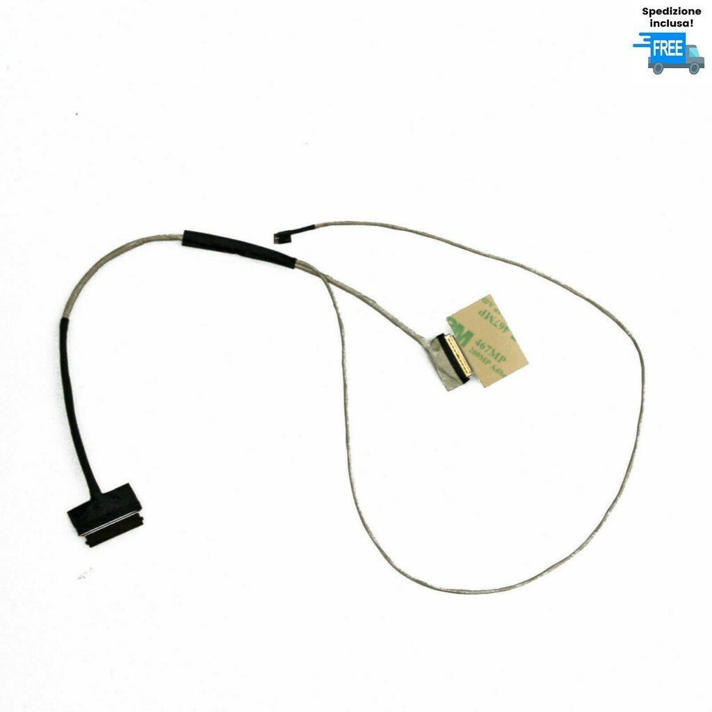 CAVO FLAT VIDEO HP 15-AU 15-AW LED 30 PIN PN: DD0G34LC011 DD0G34LC031 30 PIN