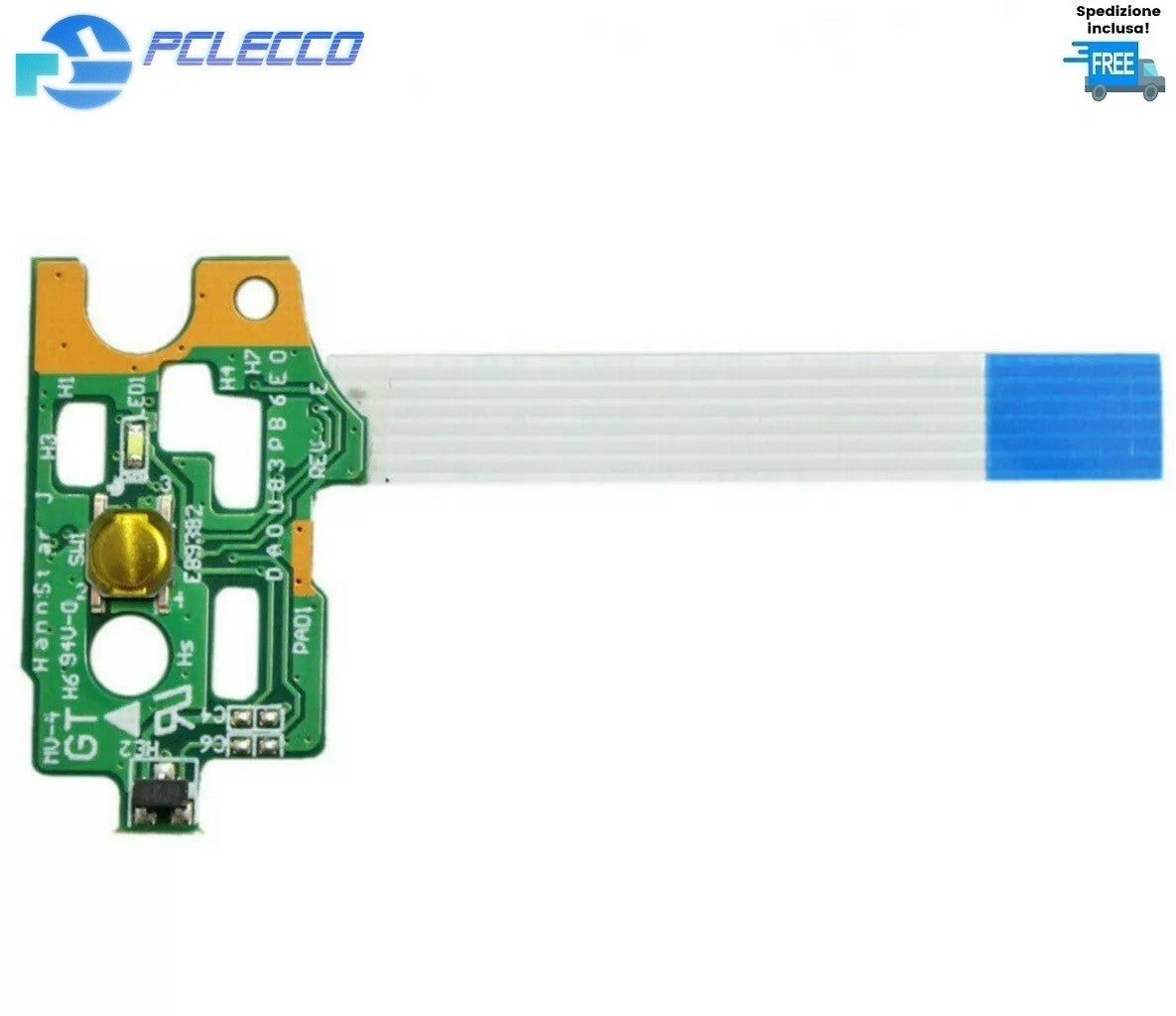 POWER BUTTON BOARD TASTO PULSANTE HP 15-N 15-F 14-N  17-N DA0U83PB6E0 CON FLAT