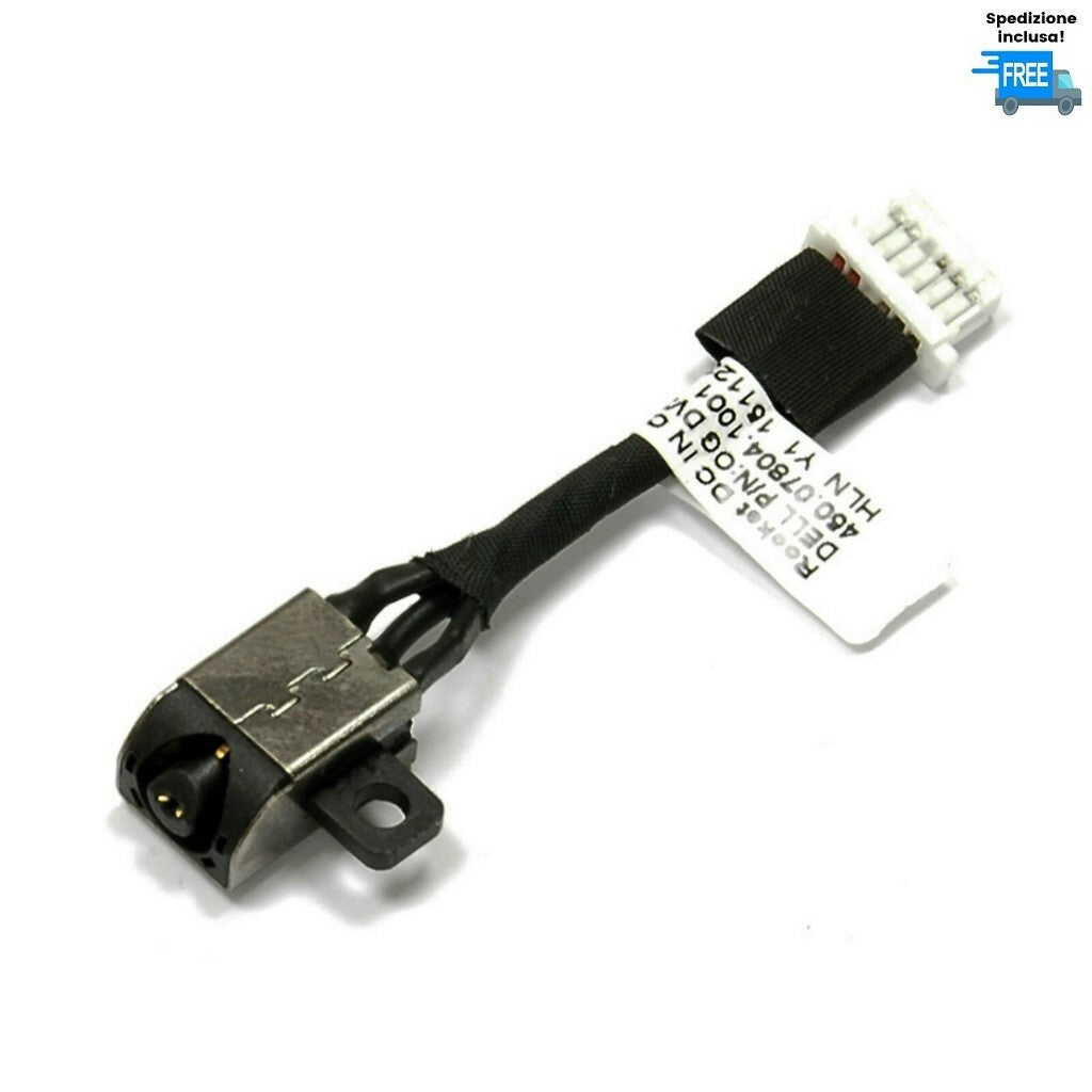 JACK DELL INSPIRON 11 i3262 3179 3262 GDV3X DC POWER IN  DW878 CONNETTORE 5 PIN