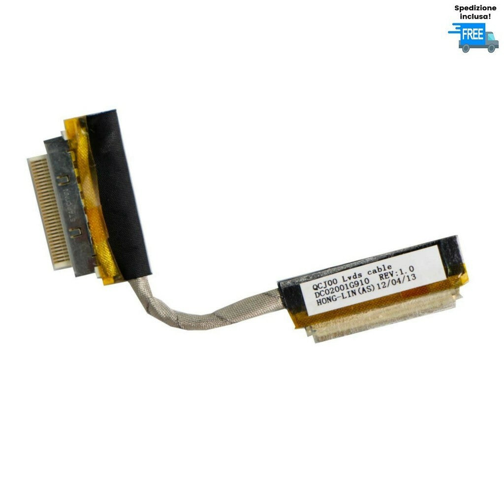 CAVO FLAT ACER  ICONIA TAB A200 A210 LED DC02001G910 CABLE FLEX VGA