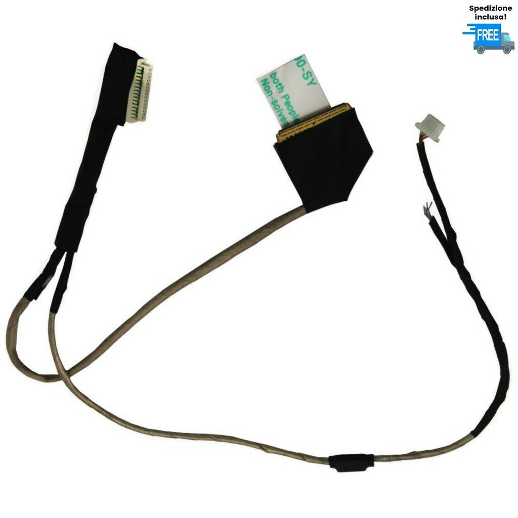 CAVO FLAT DISPLAY ACER ASPIRE ONE D250 KAV60 P531H DC02000SB10 CABLE VGA NO MICR