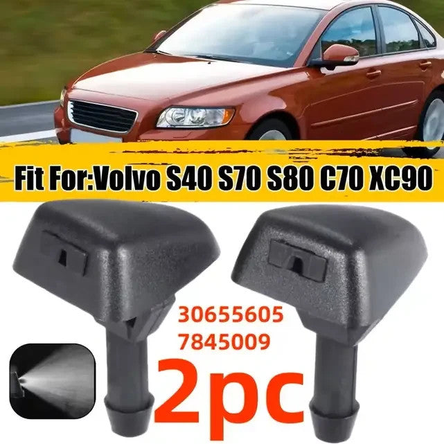 2 pezzi ugelli spruzzatori lavavetri parabrezza per Volvo S40 S70 S80 C70 XC90