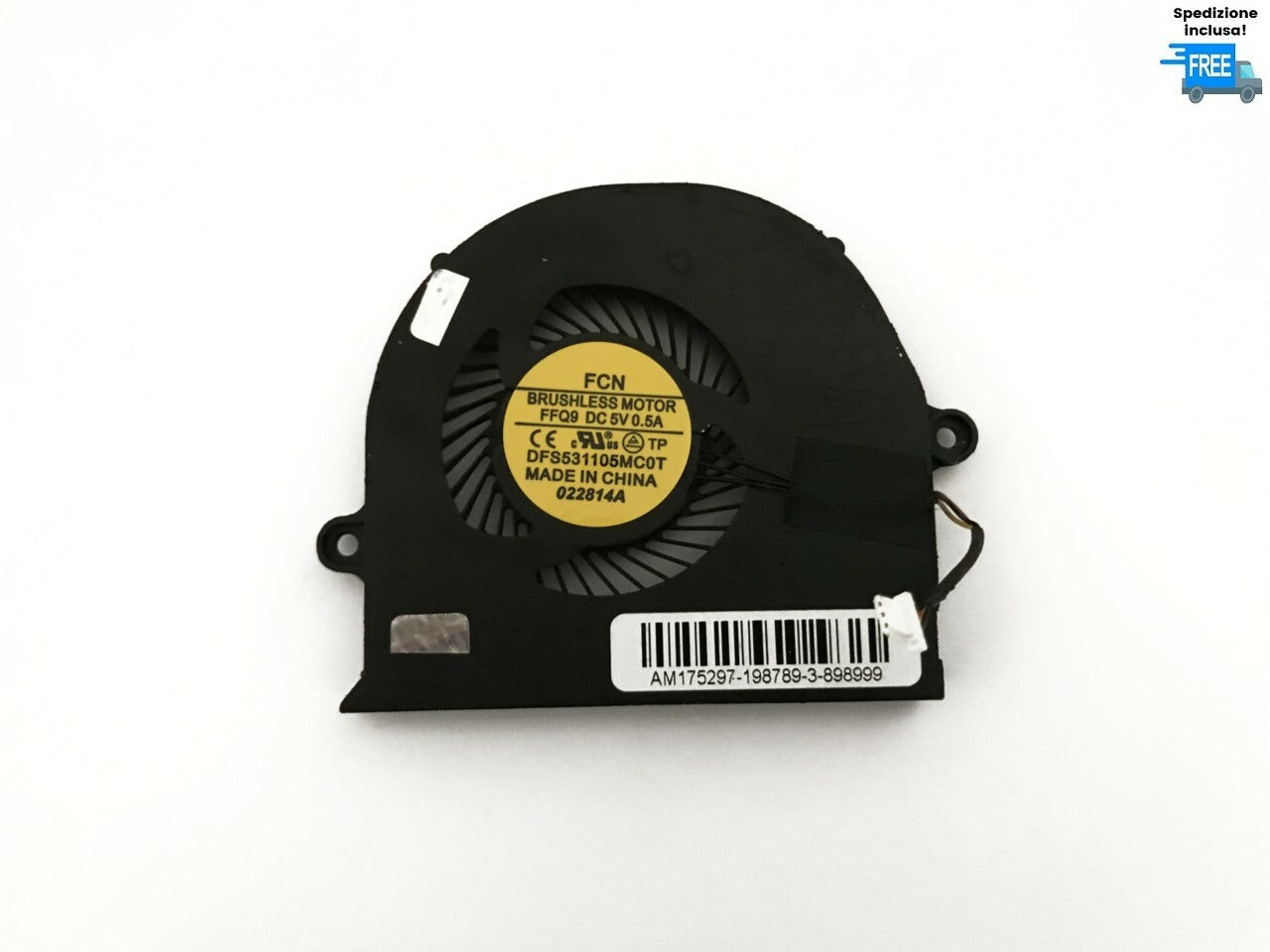 VENTOLA ACER ASPIRE E5-511 E5-511P  FAN CPU COOLER NUOVA