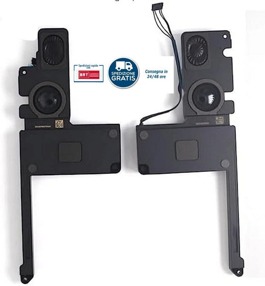 COPPIA SPEAKER APPLE MACBOOK PRO A1398 SET CASSE AUDIO ANNO 2012 2013 2014 2015