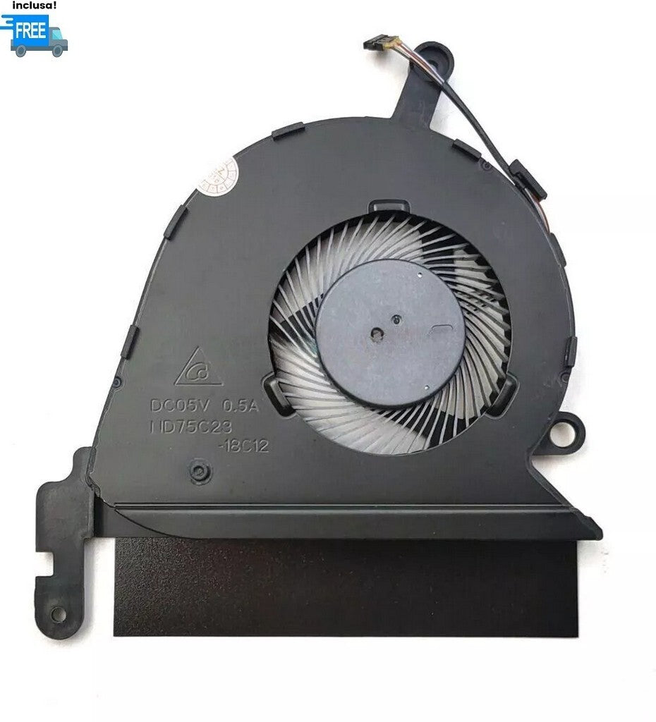 VENTOLA CPU HP SPECTRE X360 15-DF  FAN NUOVA  4 PIN COOLER L41483-001 VERSIONE 1