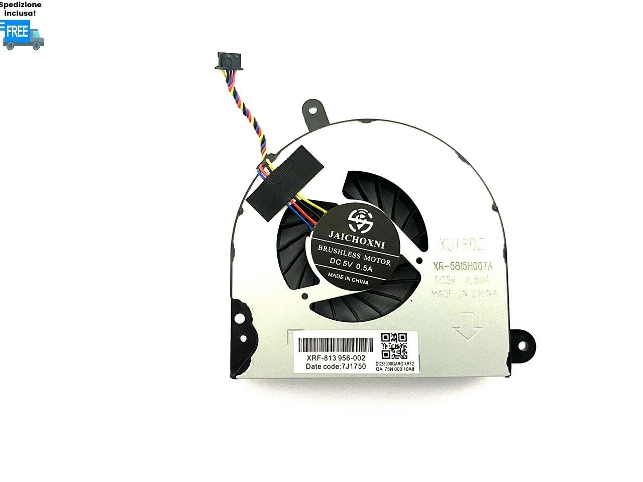 Ventola Fan CPU HP Probook 6560B 6565B 6570B 8560 8560B FAN COOLER  4 PIN