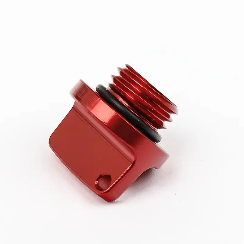 TAPPO OLIO MOTORE COLORE  ROSSO PER VARI MODELLI KAWASAKI HONDA SUZUKI YAMAHA
