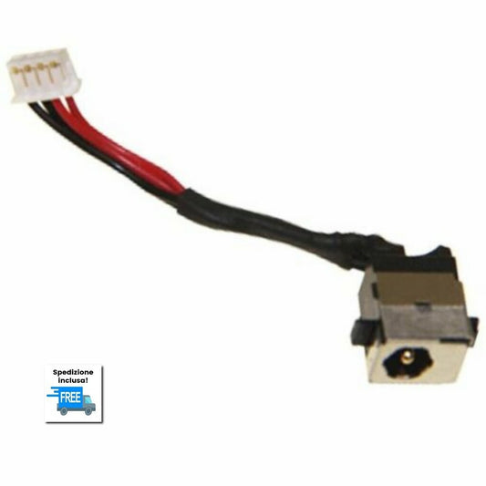 JACK HP CQ35 DV2 DV2-1000 DV2 1000  DW246 CONNETTORE ALIMENTAZIONE  DC IN 4 PIN