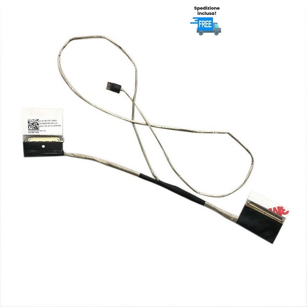 CAVO FLAT DISPLAY LENOVO CHROMEBOOK 14E 14-W S345-14AST  CABLE LED DC02003FZ00