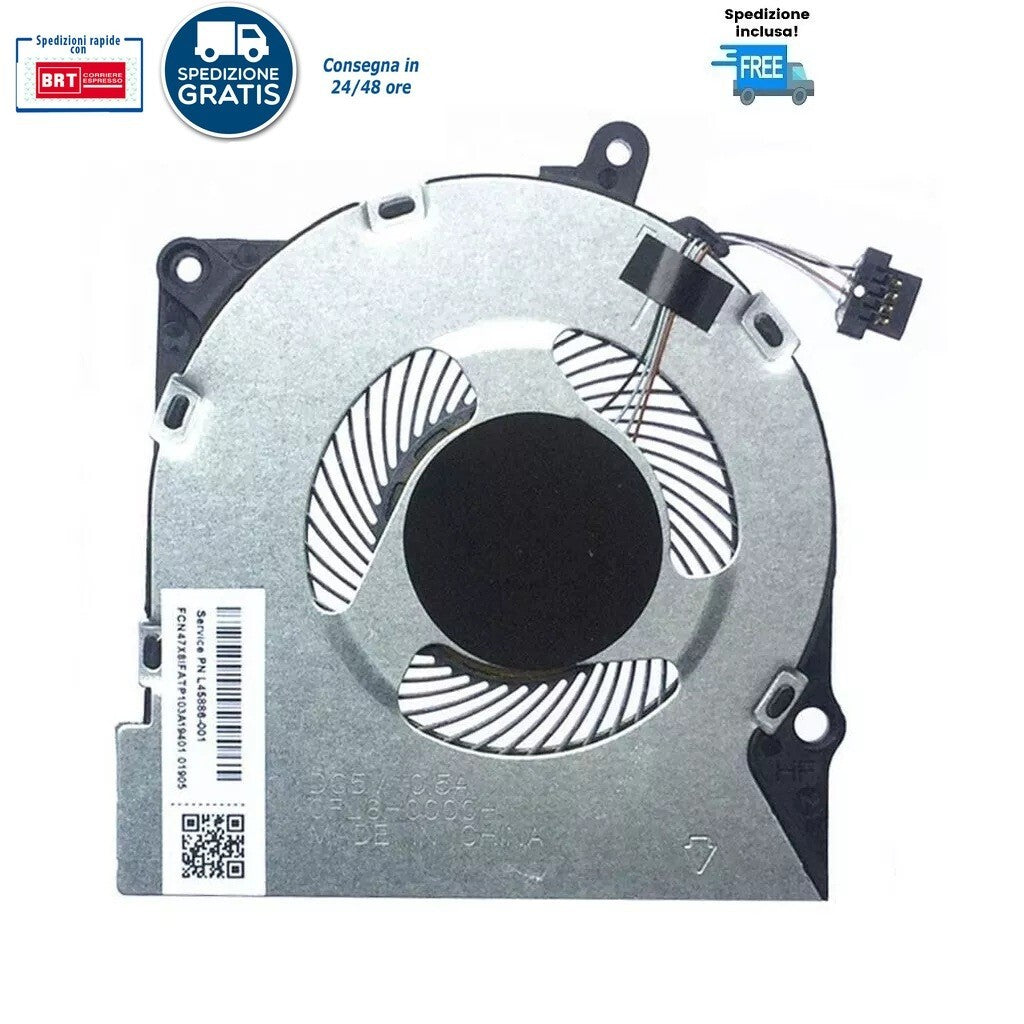 VENTOLA HP PROBOOK 430 G6 430 G7  L45886-001 FAN COOLER 4 PIN
