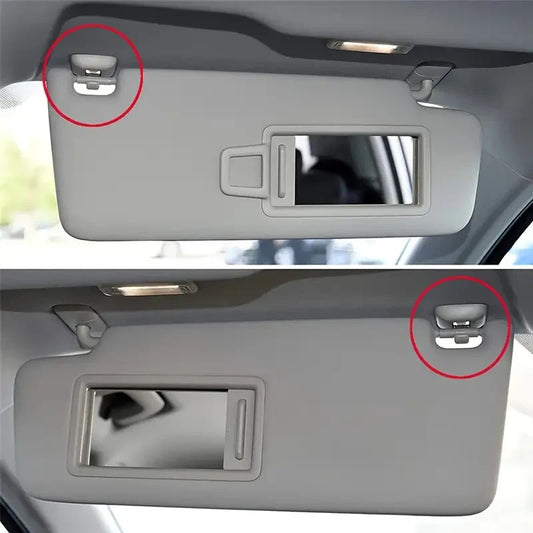1 Pezzo clip supporto gancio aletta parasole grigia Audi A3 A4 A5 Q3 Q5 TT A1 RS