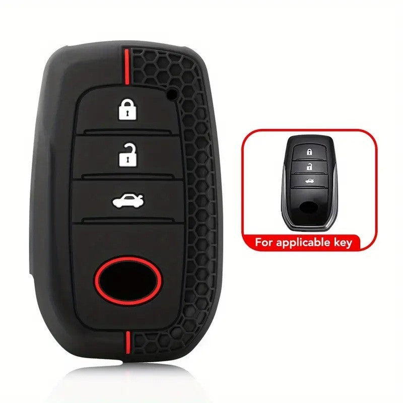 COVER CHIAVE TOYOTA HILUX COROLLA RAV4 CHR AURIS GUSCIO TELECOMANDO SILICONE