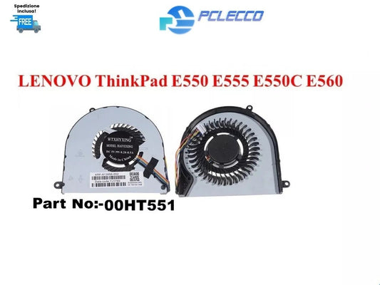VENTOLA LENOVO THINKPAD E550 E555 E550C E560 COOLING FAN NUOVA 5 PIN