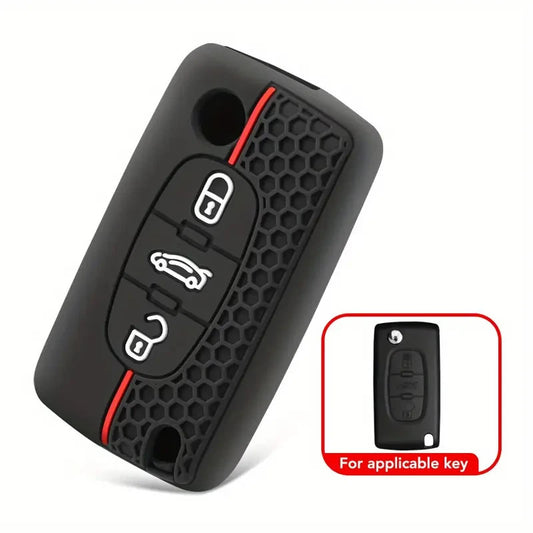 Cover chiave Peugeot 207 307 308 407 607 807  C2 C3 C4 C5 C6 Guscio silicone