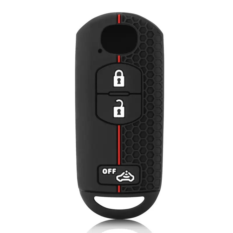 Mazda 3 6 CX3 CX5 CX7 CX9 MX5 Cover Chiave Silicone gomma 3 Tasti Auto Smart Key