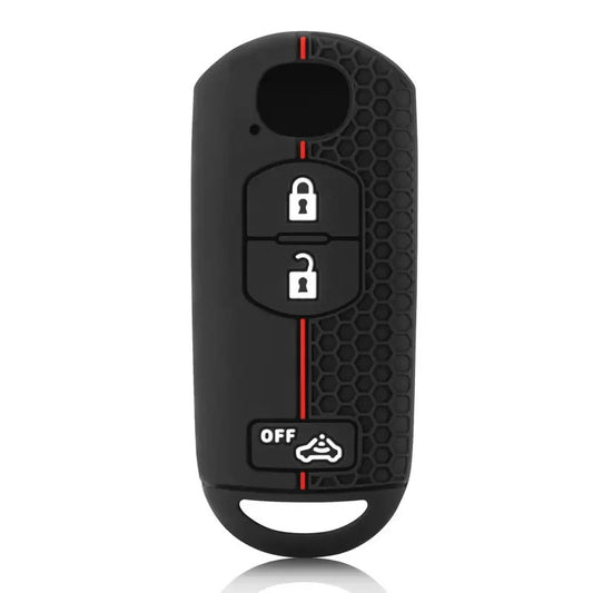 Mazda 3 6 CX3 CX5 CX7 CX9 MX5 Cover Chiave Silicone gomma 3 Tasti Auto Smart Key