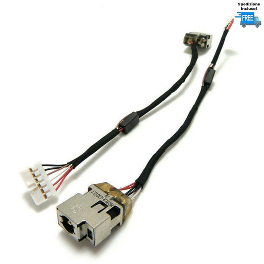 JACK HP ENVY SPECTRE XT 13-2057NR XT 13-2050NR CONNETTORE DC IN DW690  6 PIN