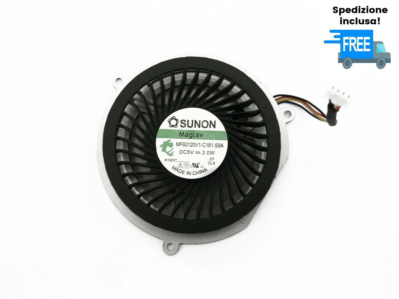 LENOVO Y470 Y470N Y470P Y471A VENTOLA SUNON  FAN NUOVA 4 PIN