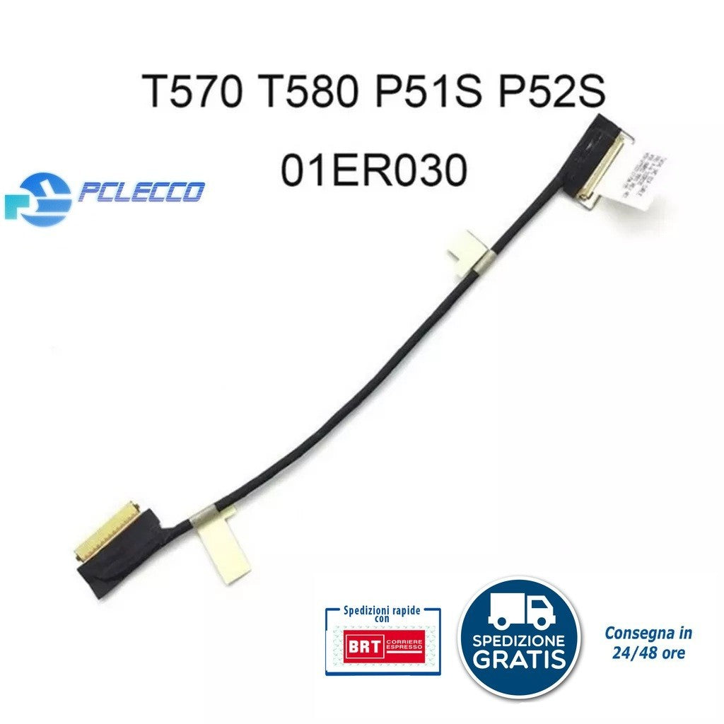 CAVO FLAT DISPLAY LENOVO THINKPAD T570 T580 P51S P52S  LED 40 PIN 450.0AB02.0001