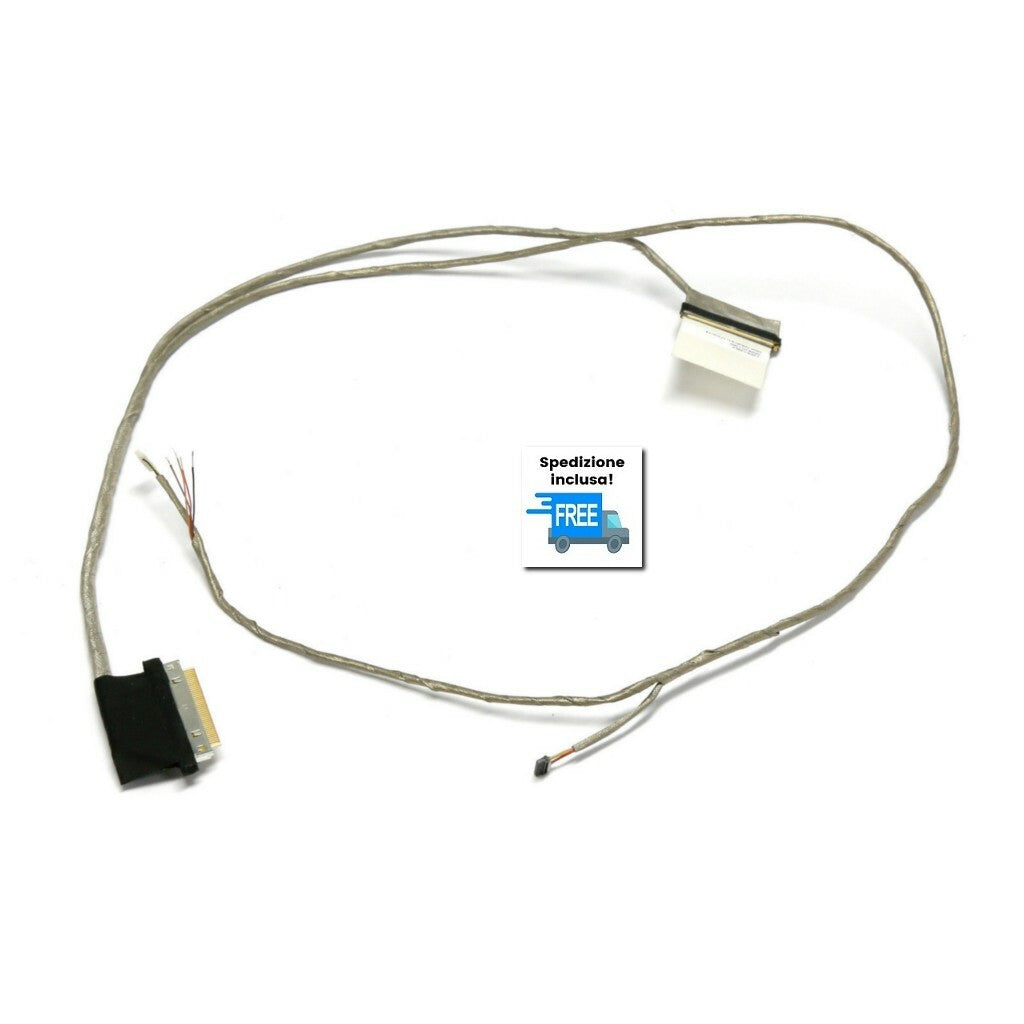 DD0XJ7LC000 CAVO FLAT DISPLAY ASUS S300 S400 S400C S200 S500 S400CA 40 PIN LED