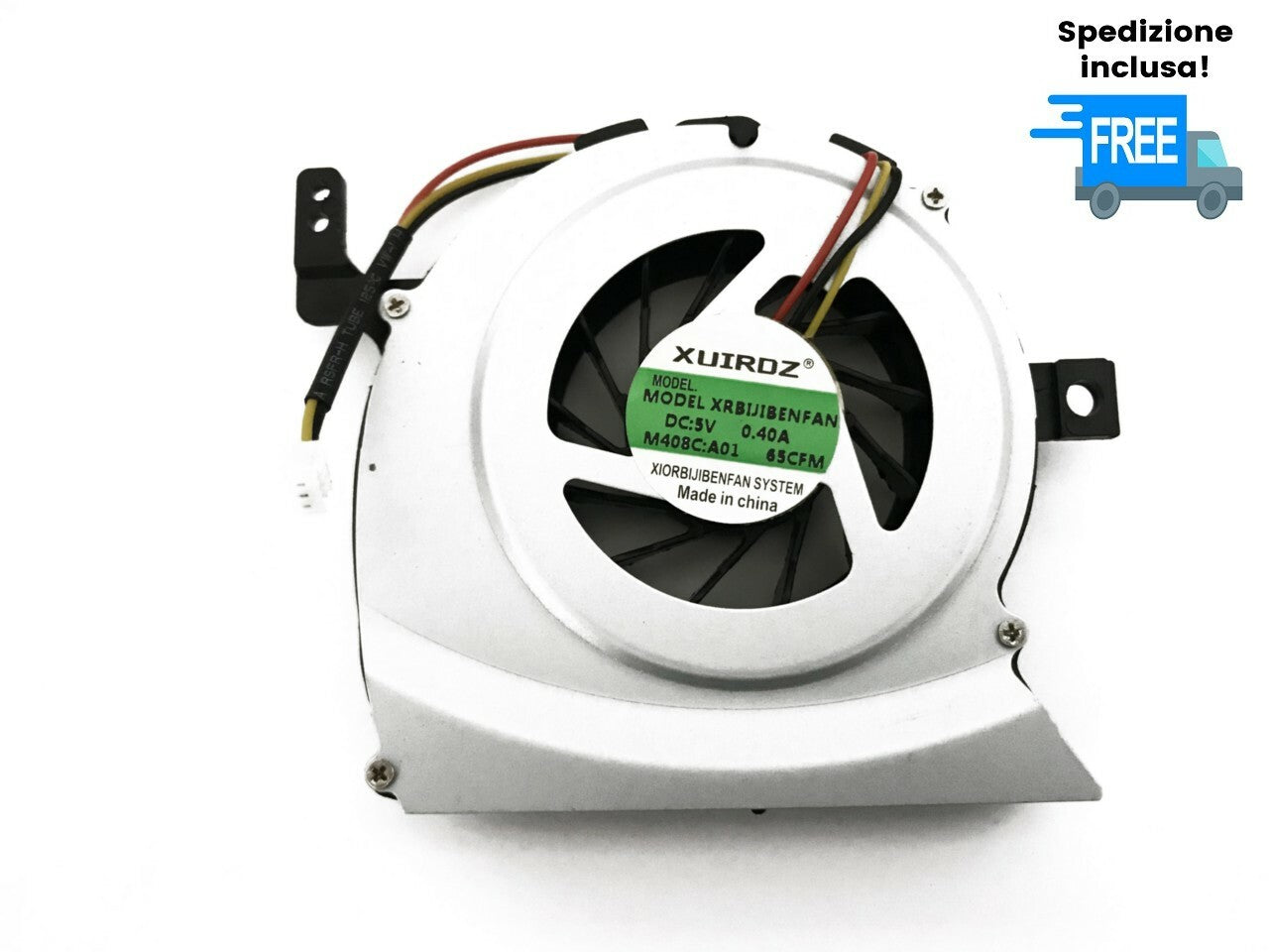 VENTOLA TOSHIBA L600 L600D  L630 L640 L645 C600D C630 C640 ( I SERIE) FAN 3 PIN