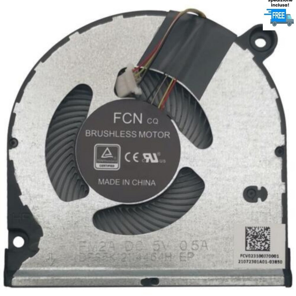 VENTOLA ACER SPIN 3 SP314-21N  SP314-54N SP314-54  FAN COOLER  4 PIN