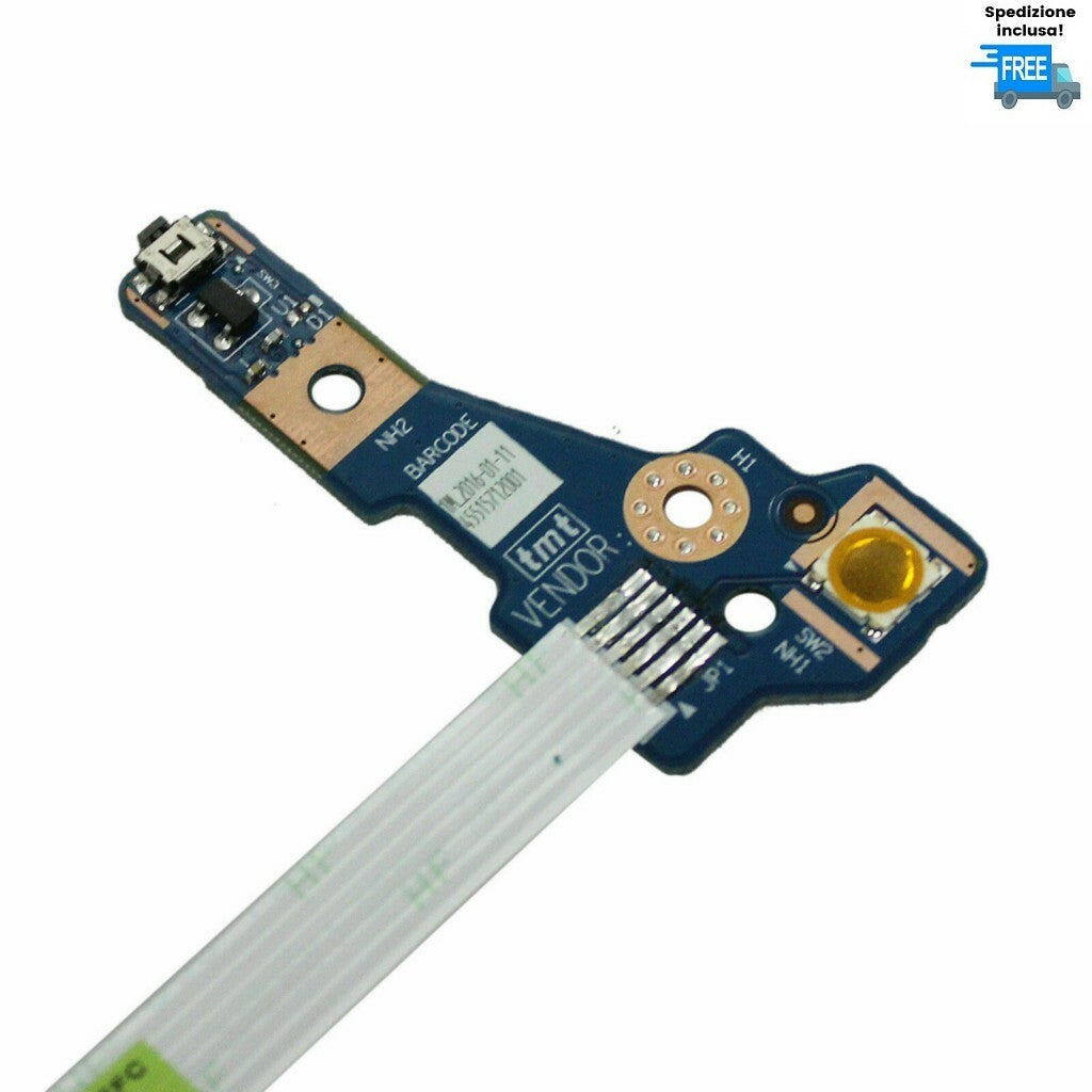 LENOVO IDEAPAD 300-15IBR 300-15-ISK INTERRUTOR POWER BUTTON BOARD TASTO NS-A474