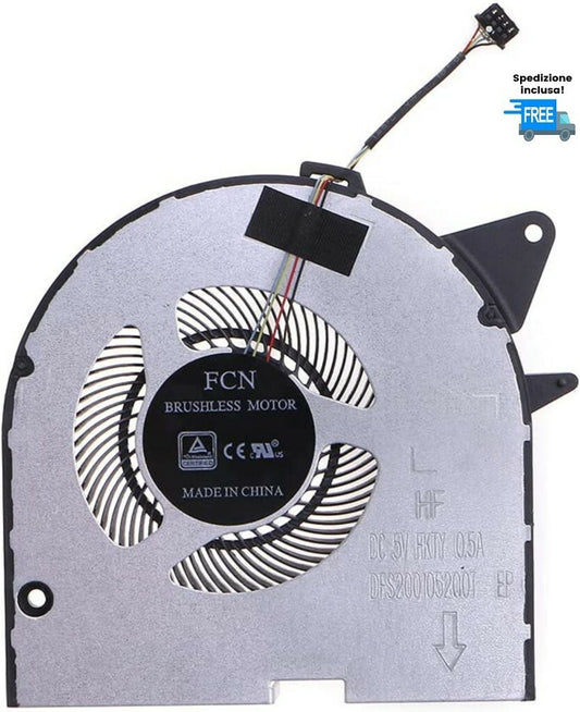 VENTOLA DESTRA LENOVO LEGION  Y7000P Y530P Y540P Y545 2019 GPU FAN  NUOVA 4 PIN
