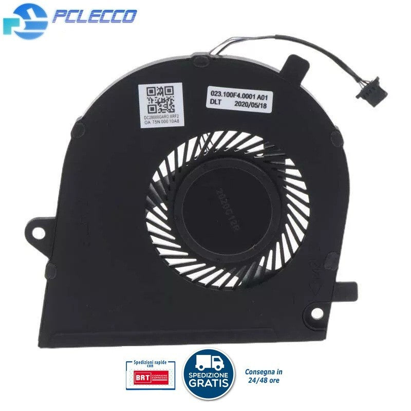 VENTOLA DELL LATITUDE 3301 VOSTRO 5390  5391 7391 FAN COOLING NUOVA 4 PIN