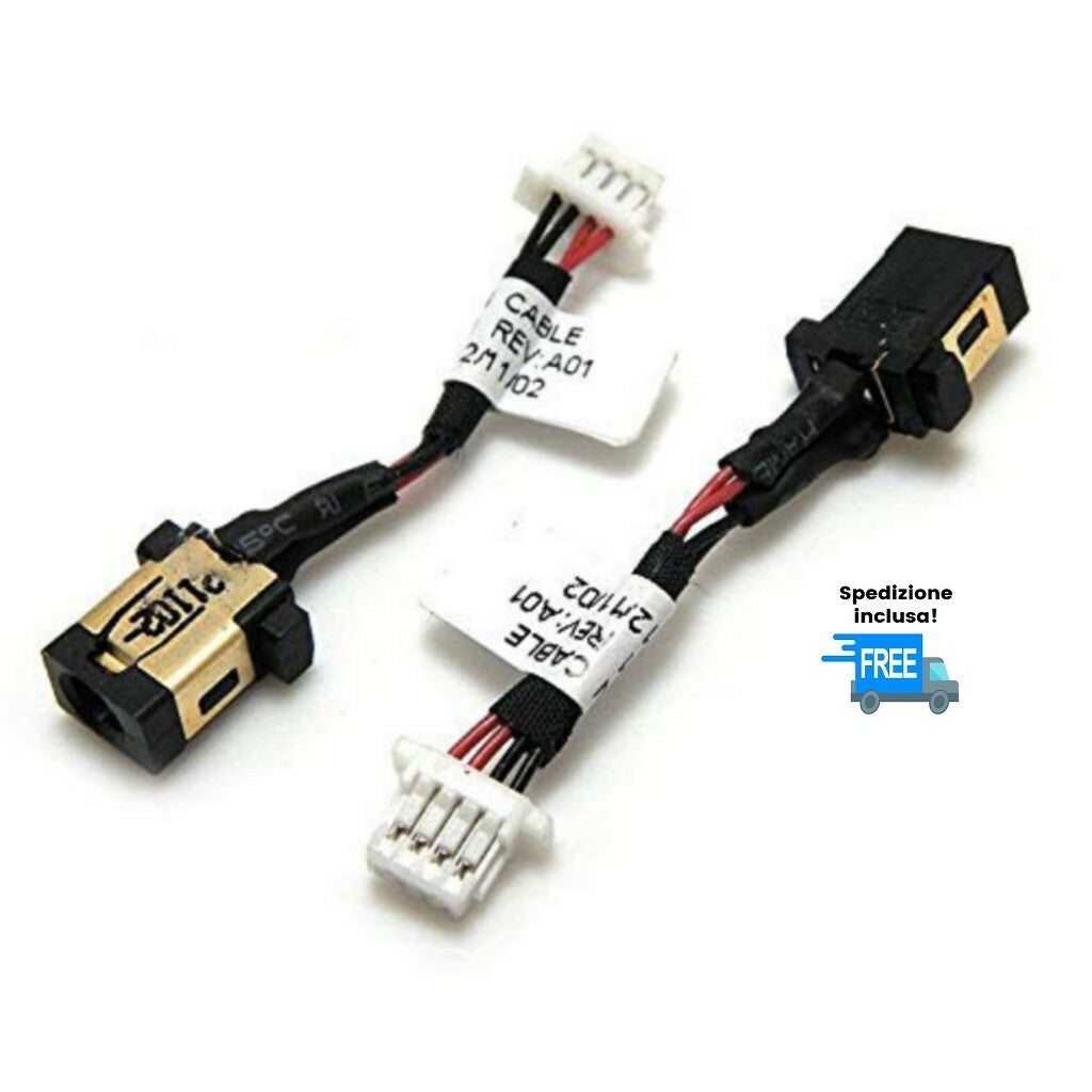 JACK  ASPIRE S7 S7-191  50.4WD07.001 DW703 CONNETTORE ALIMENTAZIONE DC IN