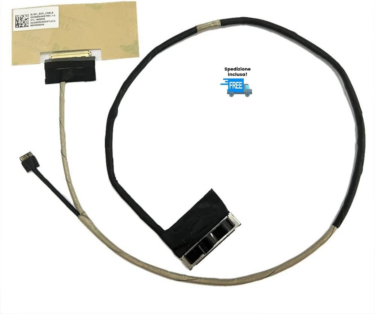 CAVO FLAT DISPLAY LENOVO S340-15IWL S340-15  CABLE LED 30 PIN DC02003HN00