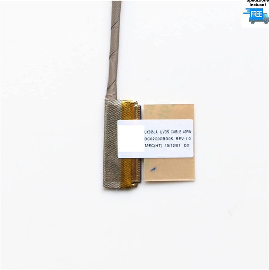 CAVO FLAT ASUS UX305LA UX305FA UX305 CABLE FLEX  40 PIN DC02C00BD0S LED VGA