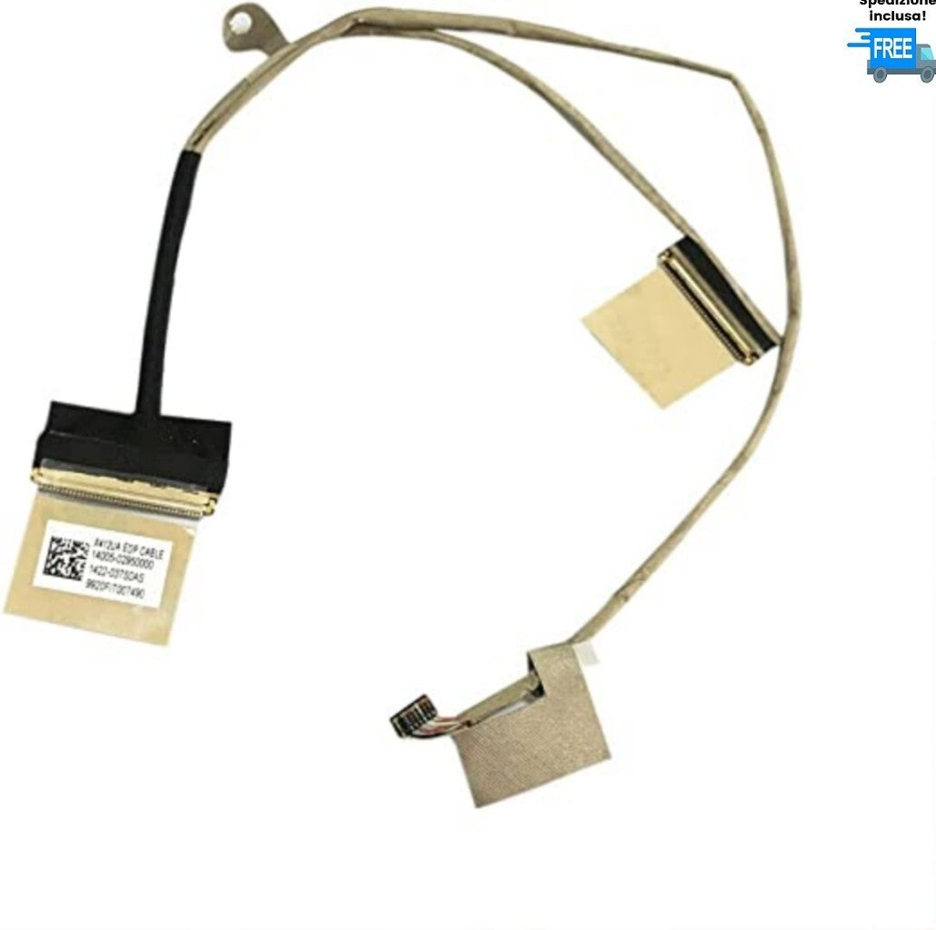 CAVO FLAT LED VGA ASUS EDP X412UA X412 V4000D X412DA 14005-02950000 1422-037T0AS