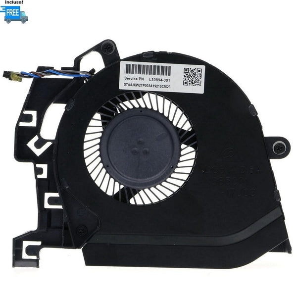 VENTOLA HP ZBOOK 15 G5 15 G6  FAN COOLER NUOVA 4 PIN L30894-001  VERSIONE 1