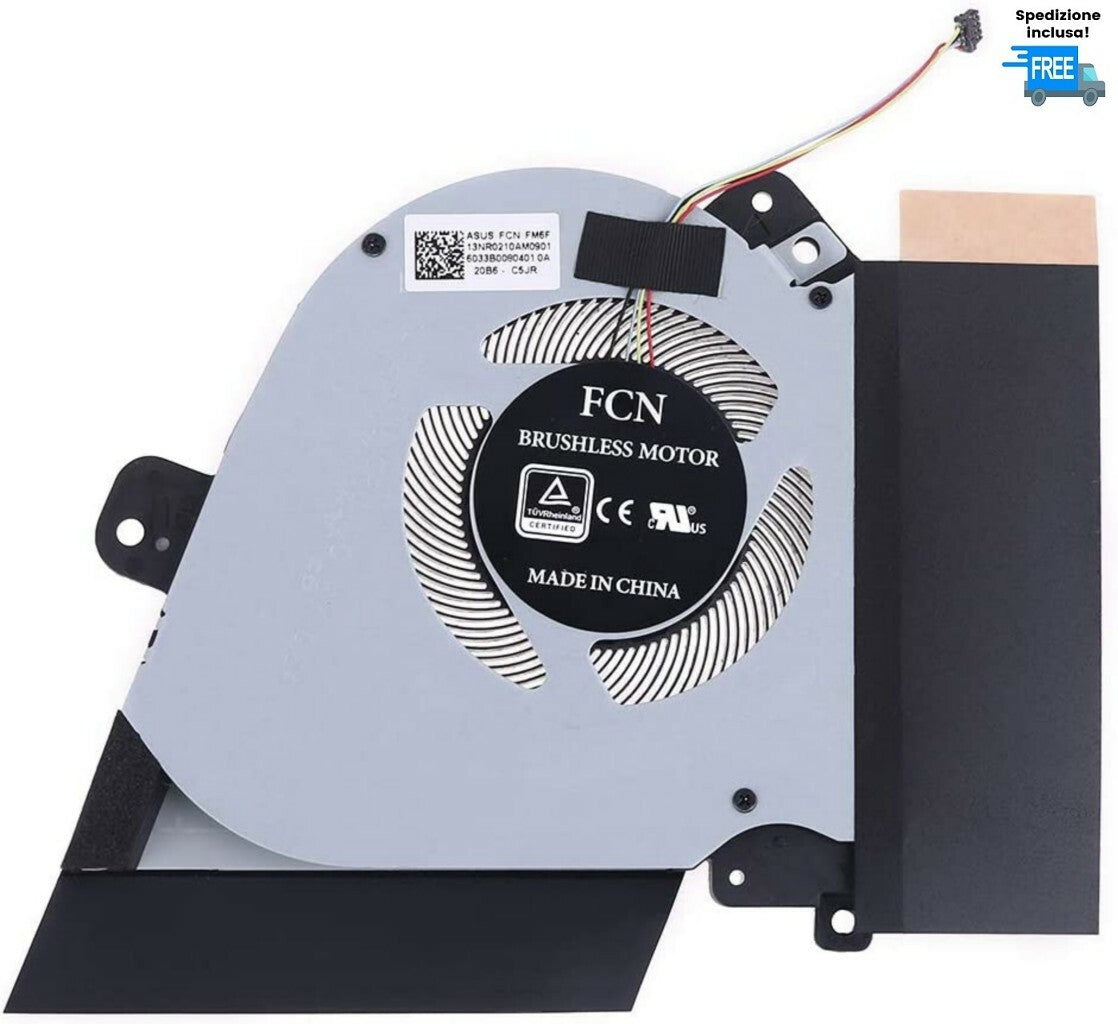 VENTOLA GPU FAN DC 5V VERSIONE 1 PER ASUS ROG STRIX GX505 GU502 GA502 GU502GV