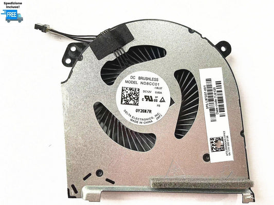 VENTOLA  HP OMEN 15-DH VERSIONE GPU FAN NUOVA 4 PIN PART NUMBER:  L87237-001