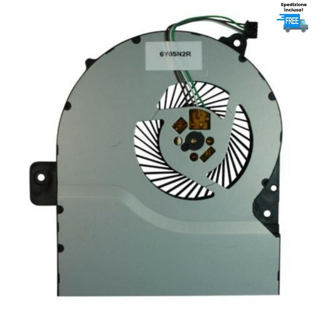 VENTOLA ASUS X751 X751L X751LX X751LK X751LAV X751LD FAN  4 PIN