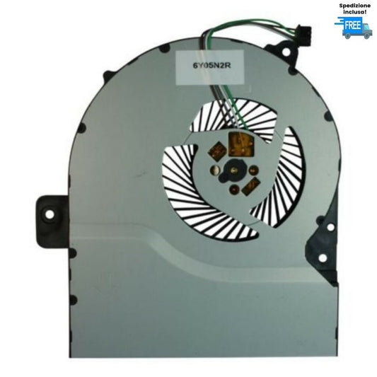 VENTOLA ASUS X751 X751L X751LX X751LK X751LAV X751LD FAN  4 PIN