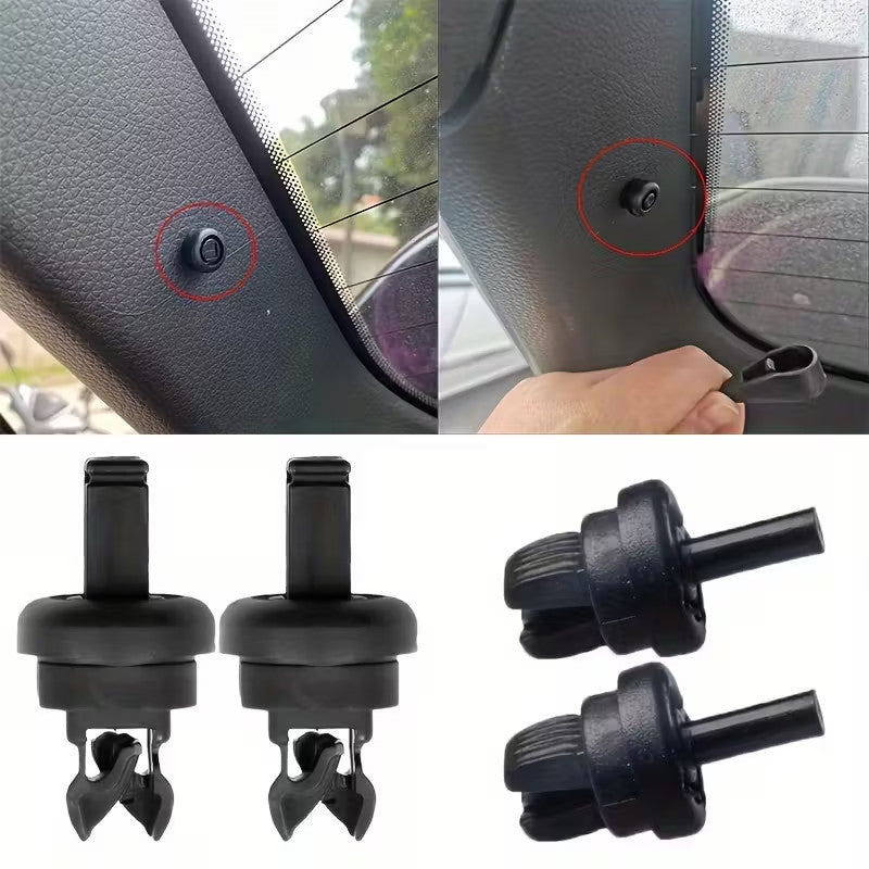 2 pezzi clip supporto gancio corda ripiano posteriore Nissan Qashqai Note Clio