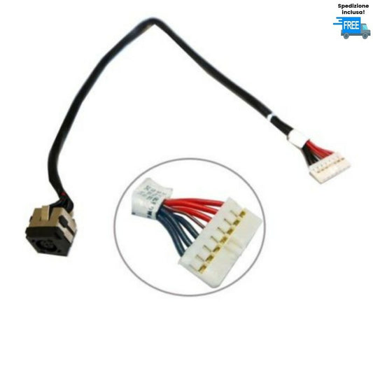 JACK DELL VOSTRO 3400 3500 50.4ES08.101 DW433 CONNETTORE  DC POWER  IN 7 PIN