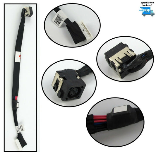 JACK DELL M15 M17 15R2 17R2  DC POWER IN 11 PIN DW854 CONNETTORE