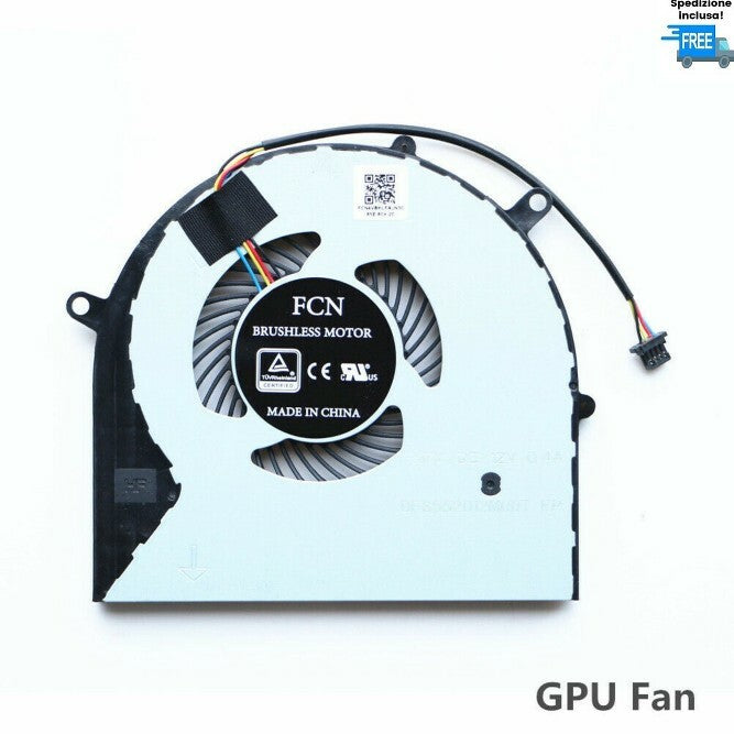 VENTOLA GPU  ASUS FX63VM FZ63VM FX63VM7300 FX63VM FX63 7700  FAN 4 PIN 12V