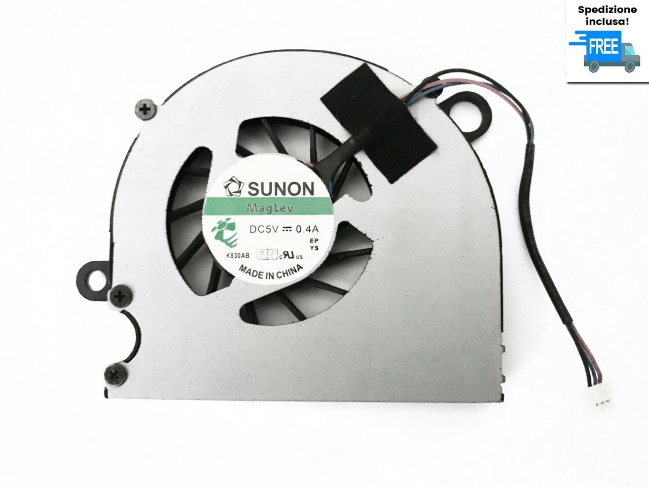 VENTOLA HP PROBOOK 5310 5310M FAN NUOVA 3 PIN SUNON LAPTOP