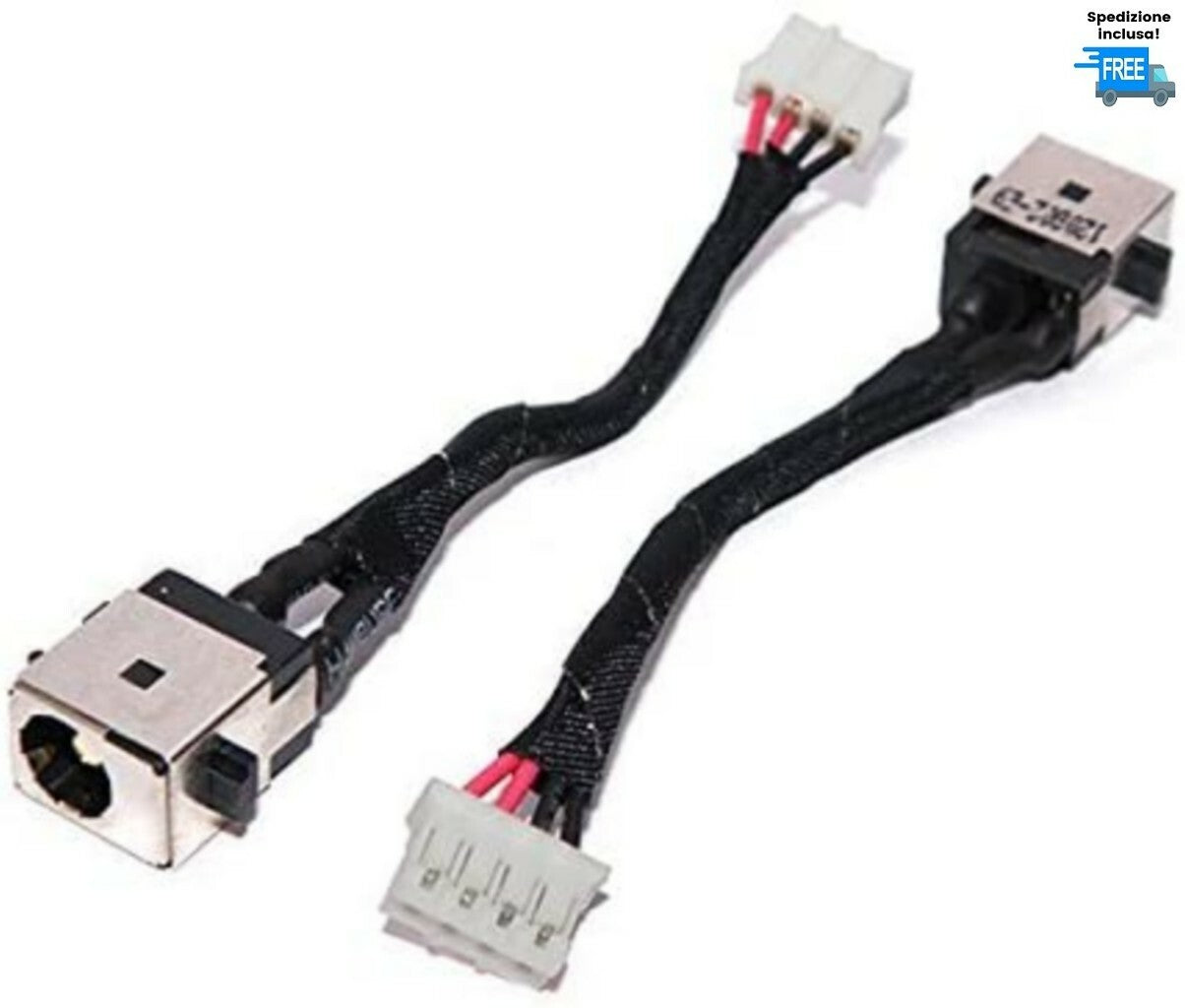 JACK TOSHIBA SATELLITE RADIUS 11 L15W-B1302 DW810 CONNETTORE DC POWER IN 4 PIN