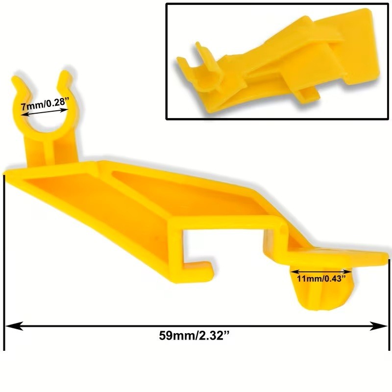 Clip Supporto Asta Cofano Motore Ford Fiesta B Max EcoSport Transit Courier