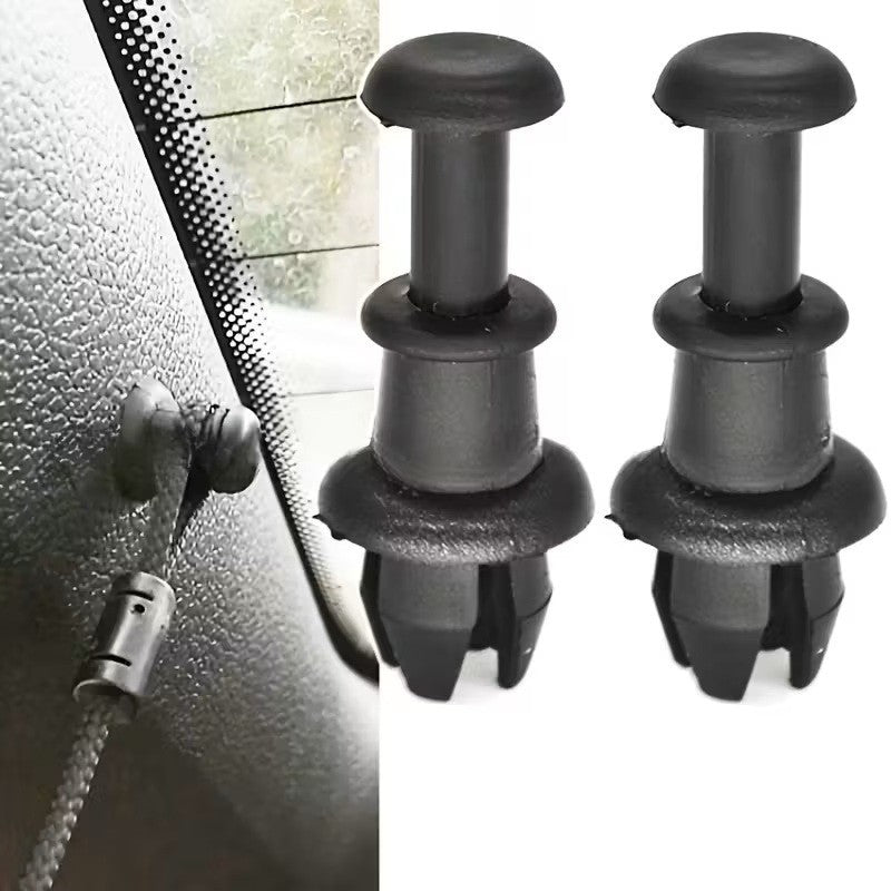 2 pezzi clip fissaggio corda ripiano posteriore VW Audi Skoda BMW cappelliera