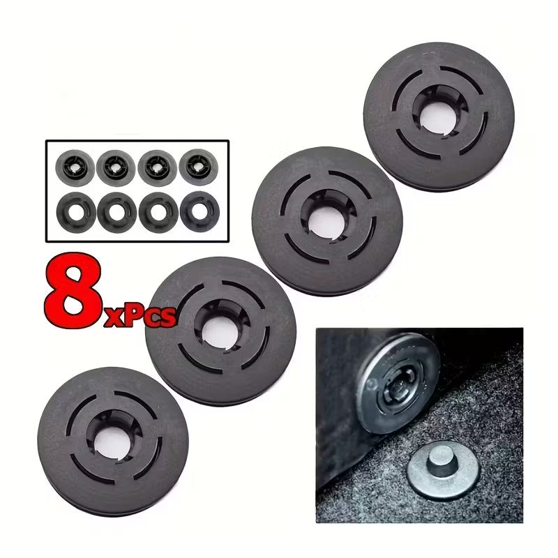Clip Fissaggio Tappetini VW Audi Seat Skoda Golf Passat A3 A4 A6 Q7 – 8 Pezzi